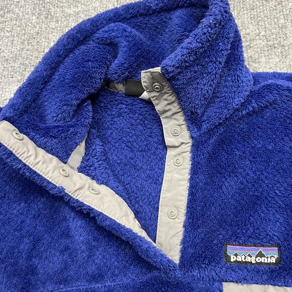 Patagonia Pullover Womens Small Fleece Deep Pile Synchilla Snap T Retro Cozy - Picture 3 of 9